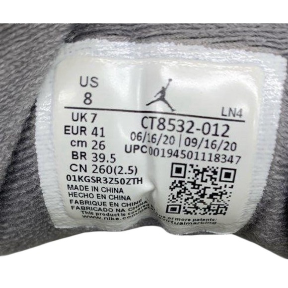 ? Air Jordan 3 Retro Cool Grey 2021 Men\'s Size 8 Sneakers CT8532-012 main image 5